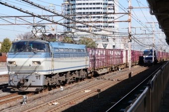 JR貨物 国鉄EF66形電気機関車 EF66 129 鉄道フォト・写真 by ごくさん 吹田駅 (JR)：2023年01月11日12時ごろ