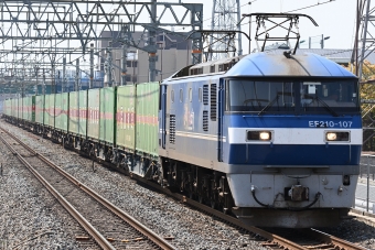 JR貨物 EF210形 EF210-107 鉄道フォト・写真 by ごくさん 桂川駅 (京都府)：2021年04月20日10時ごろ