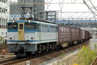 JR貨物 国鉄EF65形電気機関車 EF65 2127 鉄道フォト・写真 by マンボーグレイさん 共和駅：2021年10月24日10時ごろ
