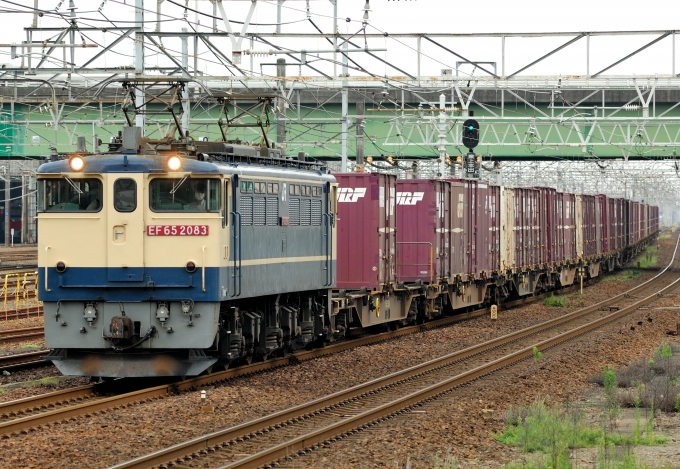 鉄道フォト・写真：JR貨物 国鉄EF65形電気機関車 EF652083 稲沢駅 鉄道フォト・写真 by マンボーグレイさん - 撮影日 2021/09/11 11:13