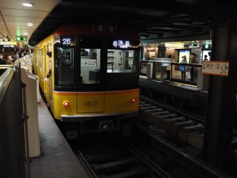東京メトロ1000形(CM) 1017 鉄道フォト・写真 by red02redsさん 上野駅 (東京メトロ)：2022年05月22日16時ごろ