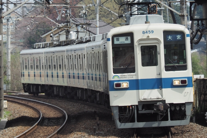 鉄道フォト・写真：東武鉄道 東武8000系電車 8459 大宮公園駅 鉄道フォト・写真 by ましゅまろと～すとさん - 撮影日 2022/03/31 12:07