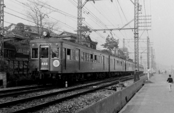 阪急電車 866 鉄道フォト・写真 by kuss kazuoさん 六甲駅：1964年04月06日13時ごろ