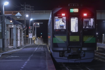 JR北海道 H100形 H100-54 鉄道フォト・写真 by North.ynさん 音別駅：2022年12月17日19時ごろ