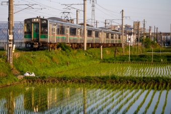 JR東日本 クモハ701形 クモハ701-1027 鉄道フォト・写真 by 仙かつさん 南仙台駅：2022年05月24日18時ごろ