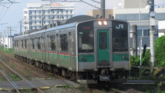 JR東日本 クハ700形 クハ700-1501 鉄道フォト・写真 by 仙かつさん 館腰駅：2020年07月19日15時ごろ