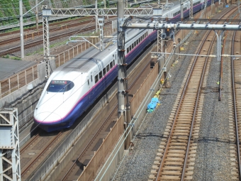 JR東日本 E2系新幹線 とき(新幹線) 鉄道フォト・写真 by 稲5114さん 日暮里駅 (JR)：2021年07月10日09時ごろ