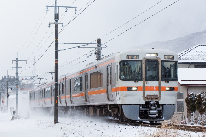 鉄道フォト・写真：JR東海313系電車 クハ312-408 伊那市駅 鉄道フォト・写真 by sugisan1973さん - 撮影日 2021/12/31 08:18