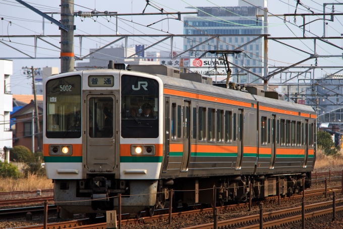 JR東海　普通列車　行先板　豊橋 JR東海 国鉄213系電車 クハ212-5002 豊橋駅 (JR) 鉄道フォト