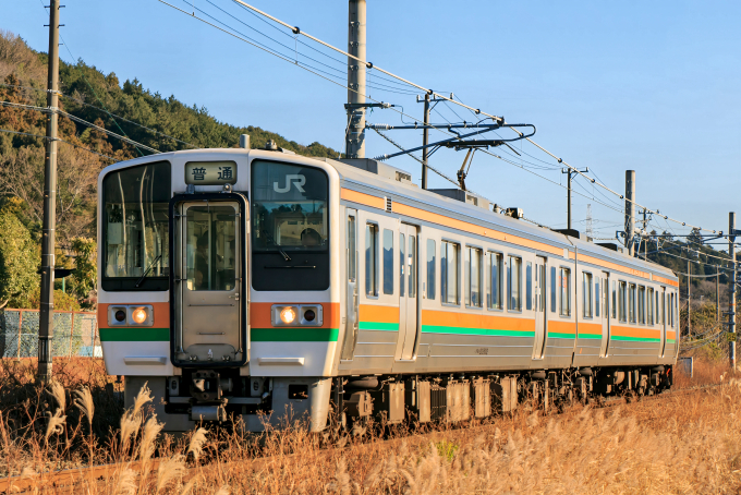 JR東海 国鉄213系電車 クモハ213-5012 東上駅 鉄道フォト・写真 by