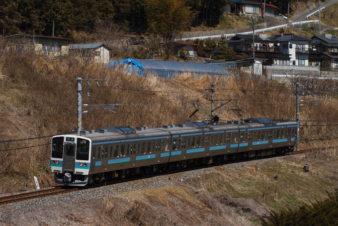 鉄道フォト・写真：JR東日本 国鉄211系電車 クハ210-3041 下平駅 鉄道フォト・写真 by sugisan1973さん - 撮影日 2014/03/22 10:53