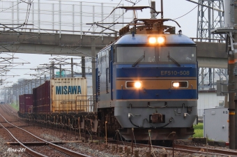 JR貨物 EF510形 EF510-508 鉄道フォト・写真 by RINA-281さん 加賀温泉駅 (JR)：2021年08月12日14時ごろ