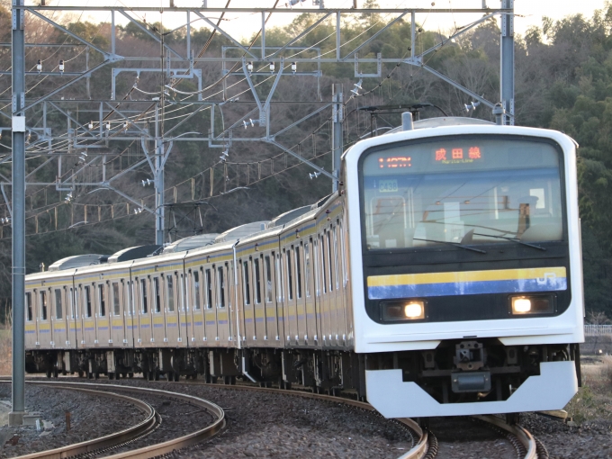 JR東日本 クハ209形 クハ209-2156 鉄道フォト・写真 by E217しか勝たんさん 物井駅：2024年02月07日17時ごろ