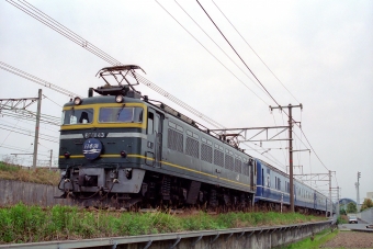 JR西日本 国鉄EF81形電気機関車 日本海(特急) EF81 43 鉄道フォト・写真 by 丹波篠山さん ：1996年05月04日00時ごろ