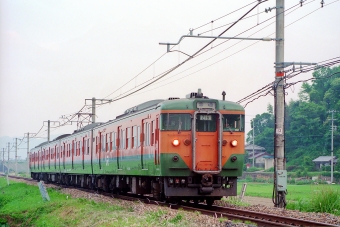 JR西日本 クハ111形 クハ111-7617 鉄道フォト・写真 by 丹波篠山さん ：1996年06月08日00時ごろ
