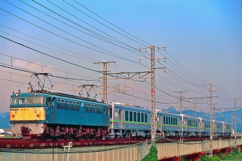 JR貨物 国鉄EF65形電気機関車 EF65 107 鉄道フォト・写真 by 丹波篠山さん 姫路駅：1998年08月18日00時ごろ
