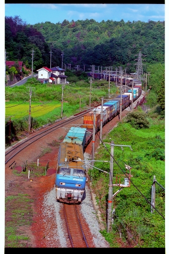 JR貨物 EF200形 EF200-15 鉄道フォト・写真 by 丹波篠山さん 八本松駅：1996年09月11日00時ごろ