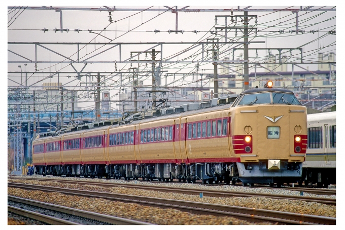 JR西日本 国鉄485系電車 クハ489-205 高槻駅 鉄道フォト・写真 by 丹波