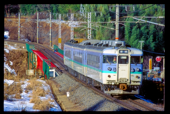 JR東日本 しなの鉄道169系電車 クモハ169-8 須原駅 鉄道フォト・写真