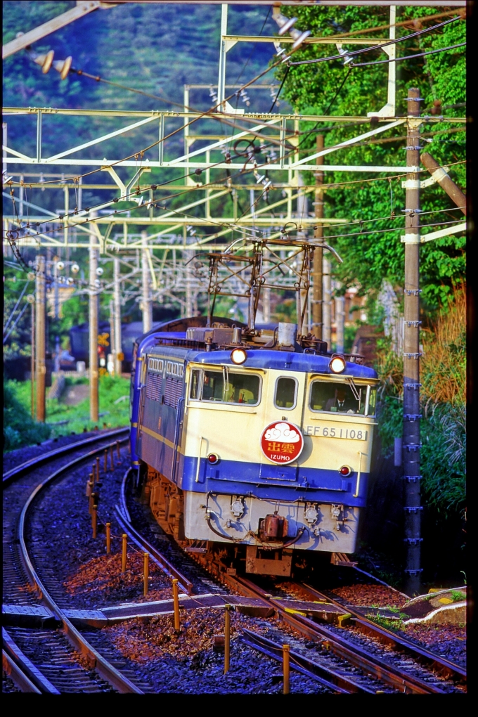 JR東日本 国鉄EF65形電気機関車 出雲 EF65 1108 根府川駅 鉄道フォト