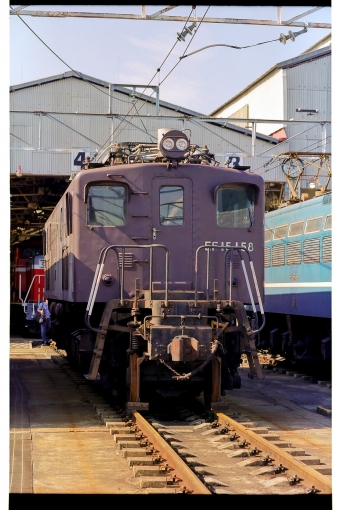 JR西日本 国鉄EF15形電気機関車 EF15 158 鉄道フォト・写真 by 丹波篠山さん 新大阪駅 (JR)：1996年11月03日00時ごろ