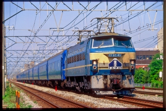 JR西日本 国鉄EF66形電気機関車 富士(特急) EF66 46 鉄道フォト・写真 by 丹波篠山さん 藤沢駅 (JR)：1999年05月03日00時ごろ