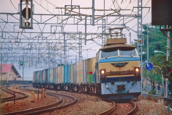 JR貨物 国鉄EF66形電気機関車 EF66 31 鉄道フォト・写真 by 丹波篠山さん 須磨駅：1997年11月30日00時ごろ