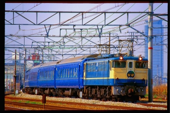 JR西日本 国鉄EF65形電気機関車 なは(特急) EF65 1134 鉄道フォト・写真 by 丹波篠山さん 岸辺駅：1998年04月12日00時ごろ