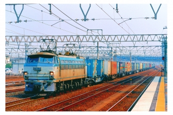 JR貨物 国鉄EF66形電気機関車 EF66 16 鉄道フォト・写真 by 丹波篠山さん 草津駅 (滋賀県)：1998年02月22日00時ごろ