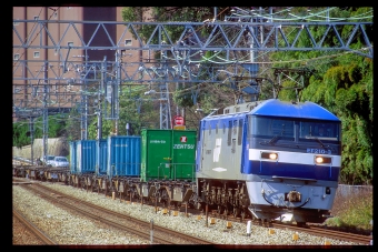 JR貨物 EF210形 EF210-3 鉄道フォト・写真 by 丹波篠山さん 山崎駅 (京都府)：1999年02月13日00時ごろ