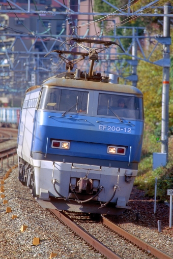 JR貨物 EF200形 EF200-12 鉄道フォト・写真 by 丹波篠山さん 山崎駅 (京都府)：1998年12月13日00時ごろ