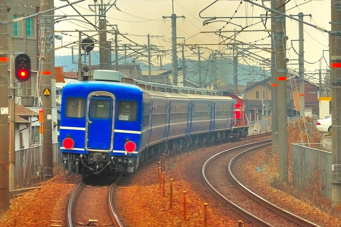 JR西日本 国鉄12系客車 スハフ12形 訓練車 スハフ12 129 鉄道フォト・写真 by 丹波篠山さん はりま勝原駅：2021年12月29日14時ごろ