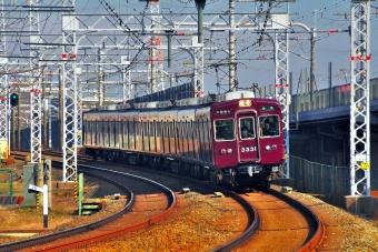 阪急電鉄 阪急3300系電車 3331 鉄道フォト・写真 by 丹波篠山さん 上牧駅 (大阪府)：2022年01月09日11時ごろ