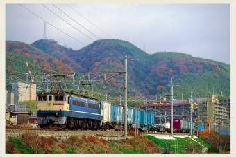 JR貨物 国鉄EF65形電気機関車 EF65 1072 鉄道フォト・写真 by 丹波篠山さん 山崎駅 (京都府)：1997年12月13日00時ごろ