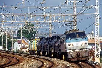 JR貨物 国鉄EF66形電気機関車 EF66 124 鉄道フォト・写真 by 丹波篠山さん 山崎駅 (京都府)：1999年12月10日00時ごろ
