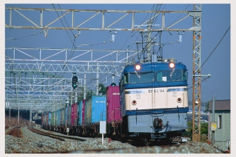 JR貨物 国鉄EF65形電気機関車 EF65 98 鉄道フォト・写真 by 丹波篠山さん 山崎駅 (京都府)：1997年12月13日00時ごろ