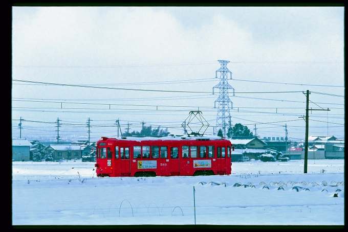 名古屋鉄道 名鉄モ590形電車 593 鉄道フォト・写真 by 丹波篠山さん ：1999年01月09日00時ごろ