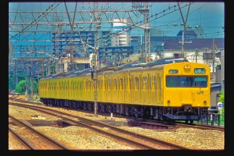 JR西日本 クハ103形 クハ103-45 鉄道フォト・写真 by 丹波篠山さん 塚本駅：1997年05月28日00時ごろ