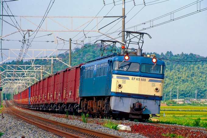 JR貨物 国鉄EF65形電気機関車 EF65 100 米原駅 (JR) 鉄道フォト・写真