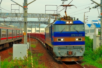 JR貨物 EF510形 EF510-502 鉄道フォト・写真 by 丹波篠山さん 枇杷島駅 (JR)：2022年08月20日10時ごろ