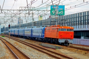 JR西日本 国鉄12系客車 EF65 123 鉄道フォト・写真 by 丹波篠山さん 塚本駅：2000年08月18日00時ごろ