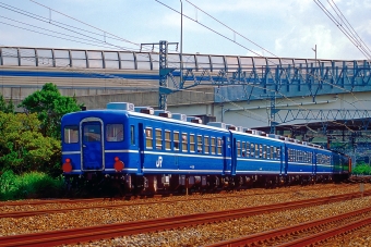 JR西日本 国鉄12系客車 スハフ12形 スハフ12 129 鉄道フォト・写真 by 丹波篠山さん 山崎駅 (京都府)：1999年08月25日00時ごろ