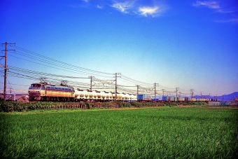 JR貨物 国鉄EF66形電気機関車 EF66 106 鉄道フォト・写真 by 丹波篠山さん 木曽川駅：1997年07月29日00時ごろ