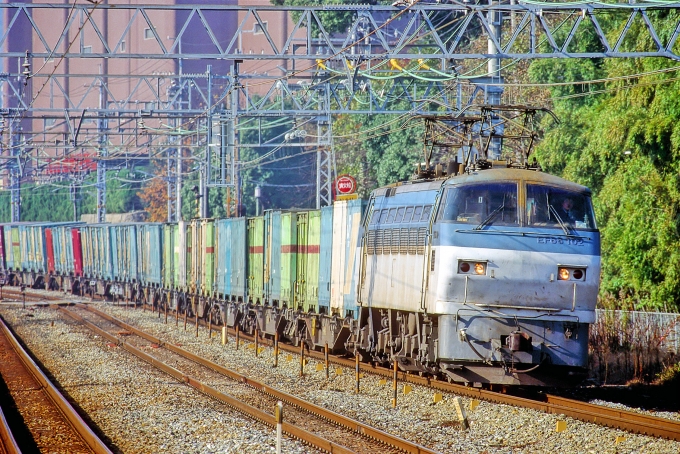JR貨物 国鉄EF66形電気機関車 EF66 102 山崎駅 (京都府) 鉄道フォト 
