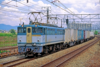 JR貨物 国鉄EF65形電気機関車 EF65 1008 鉄道フォト・写真 by 丹波篠山さん 岸辺駅：1997年07月19日00時ごろ