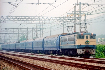 JR西日本 国鉄EF65形電気機関車 EF65 1127 鉄道フォト・写真 by 丹波篠山さん 山崎駅 (京都府)：1996年05月18日00時ごろ