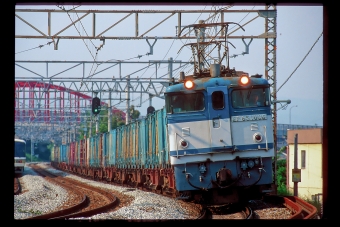JR貨物 国鉄EF65形電気機関車 EF65 1006 鉄道フォト・写真 by 丹波篠山さん 山崎駅 (京都府)：1997年05月27日00時ごろ