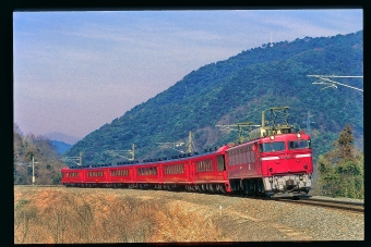 JR西日本 国鉄12系客車 オロ12形 旅路 EF81 107 鉄道フォト・写真 by 丹波篠山さん 新疋田駅：1997年03月04日00時ごろ