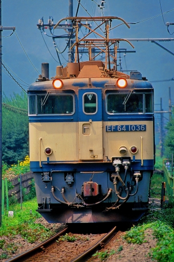 JR貨物 国鉄EF64形電気機関車 EF64 1036 鉄道フォト・写真 by 丹波篠山さん 軍畑駅：1998年08月11日00時ごろ