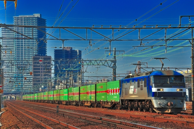 鉄道フォト・写真：JR貨物EF210形電気機関車 EF210-168 高槻駅 鉄道フォト・写真 by 丹波篠山さん - 撮影日 2022/11/12 10:17